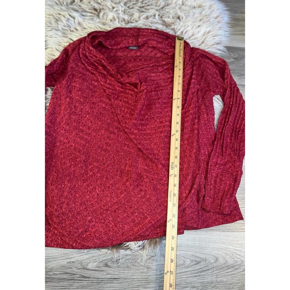 Rei women’s red wrap sweater - Picture 8 of 12